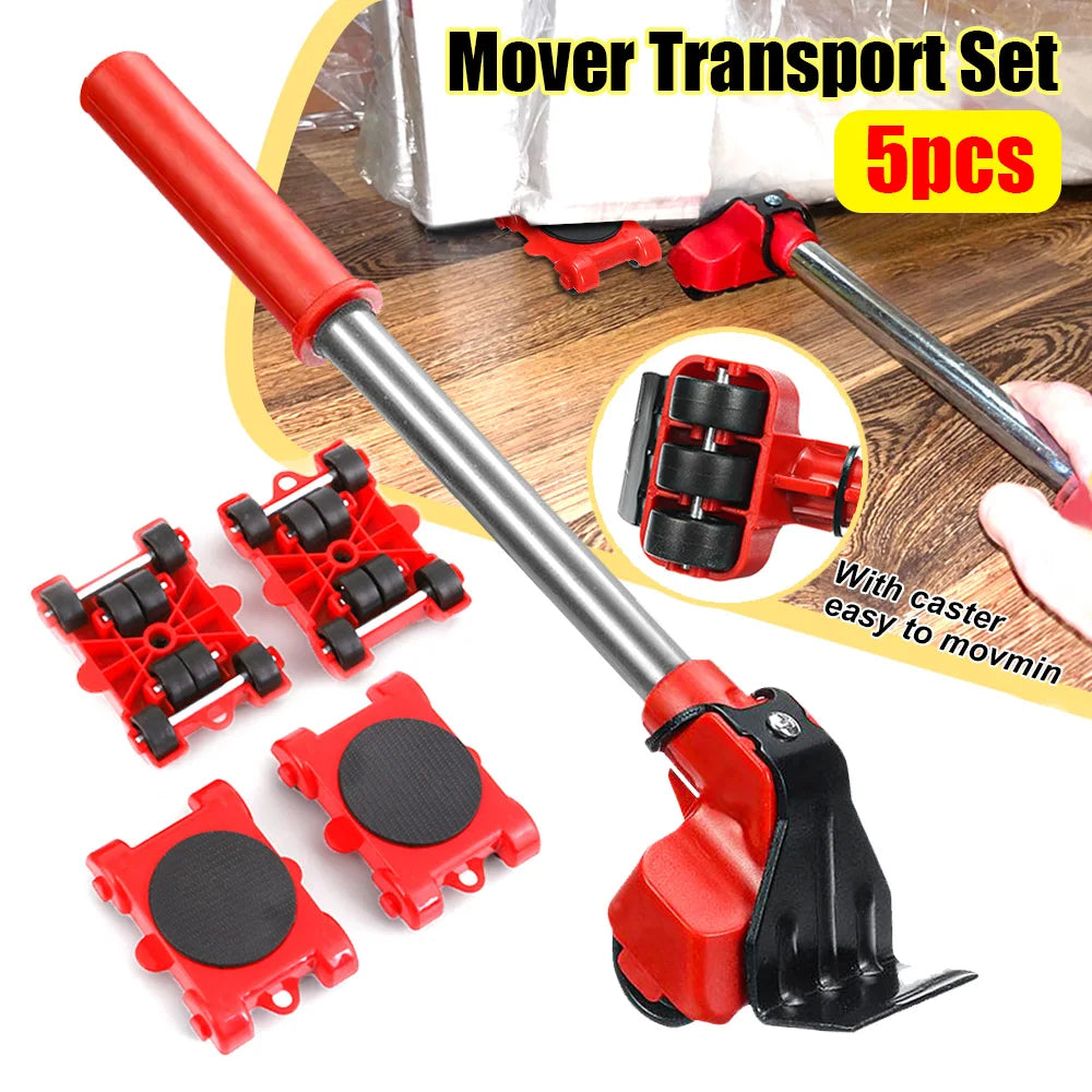 Furniture Moving Transport Roller Set (5 Pcs)
