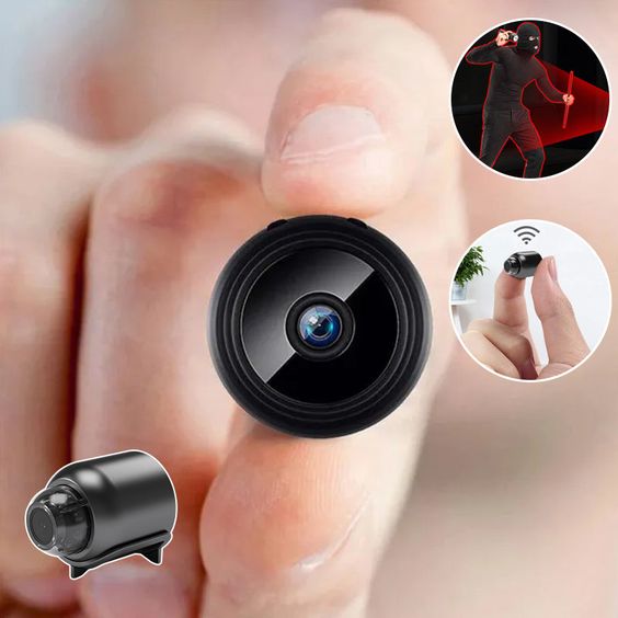 Mini WiFi Camera for Home Office Included Sound Detector and Night Vision