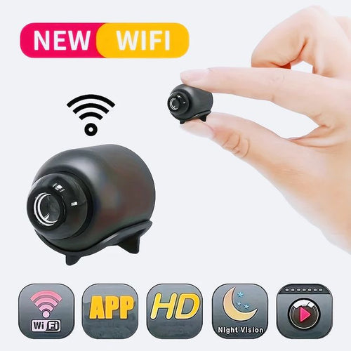 1080P HD Mini WiFi Camera for Home Office Included Sound Detector and Night Vision